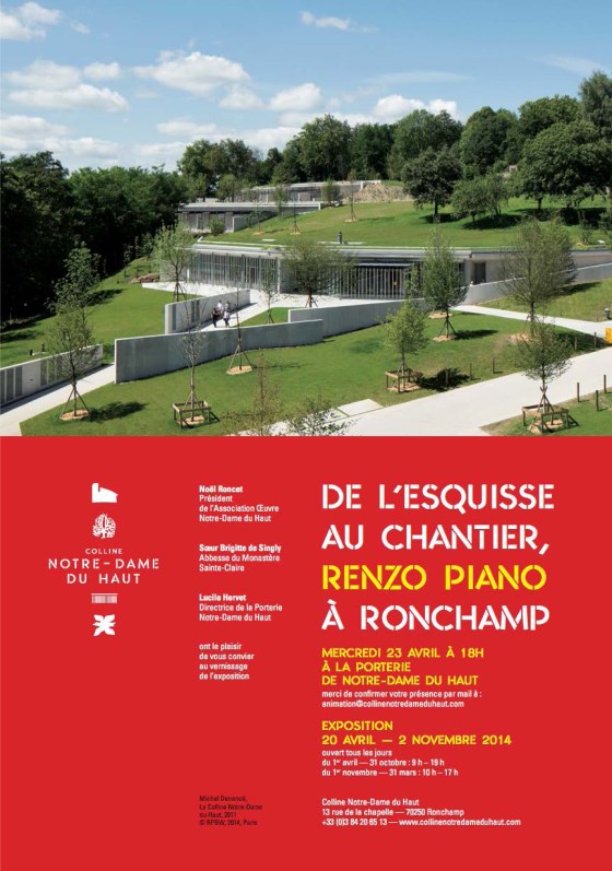 Affiche - Vernissage-Renzo Piano